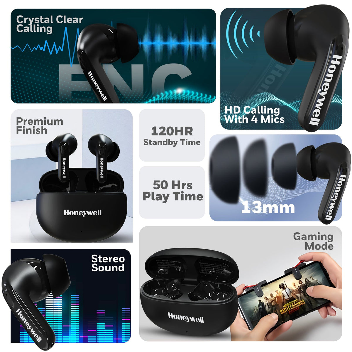 Honeywell Suono P2100 Truly Wireless Earbuds
