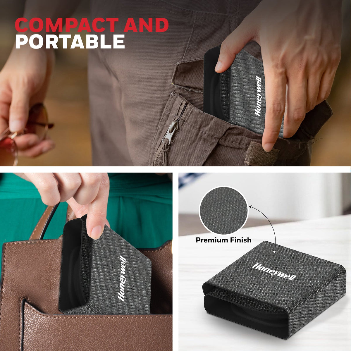 Honeywell Zest Wireless 3-in-1 Foldable Charger (Platinum Series)