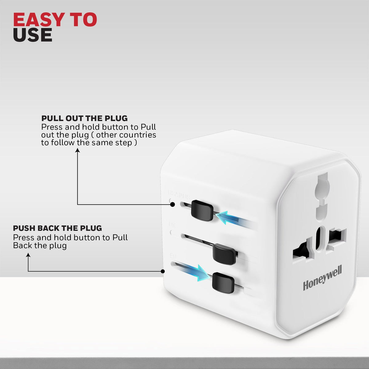 Honeywell Universal World Travel Adapter 12W (Value Series)
