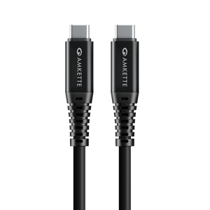 Amkette PowerPro USB-C to USB-C 3A Charge & Sync Cable 1m