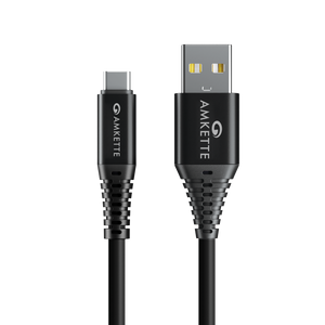 Amkette PowerPro Type C 3A Charge & Sync Cable