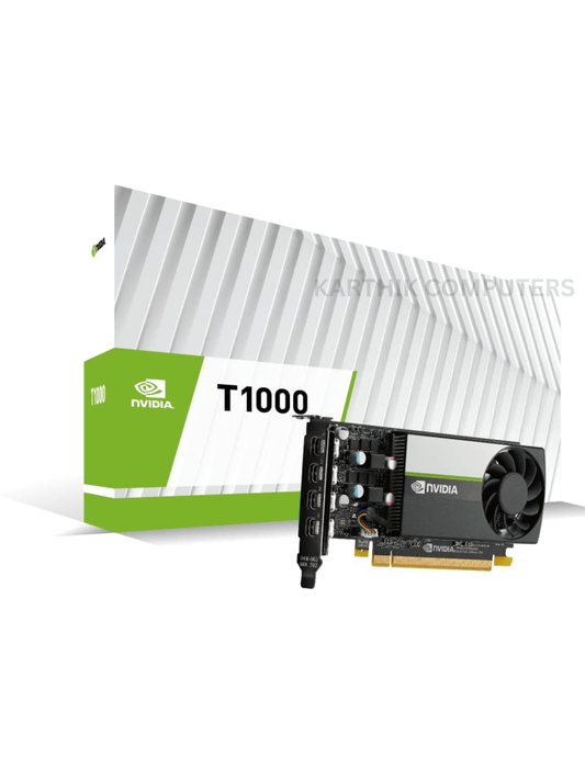 NVIDIA T1000 8GB Professional Graphics Card (900-5G172-2570-000) | NVIDIA Turing architecture | 896 CUDA cores | 8GB GDDR6 memory | Graphics Card