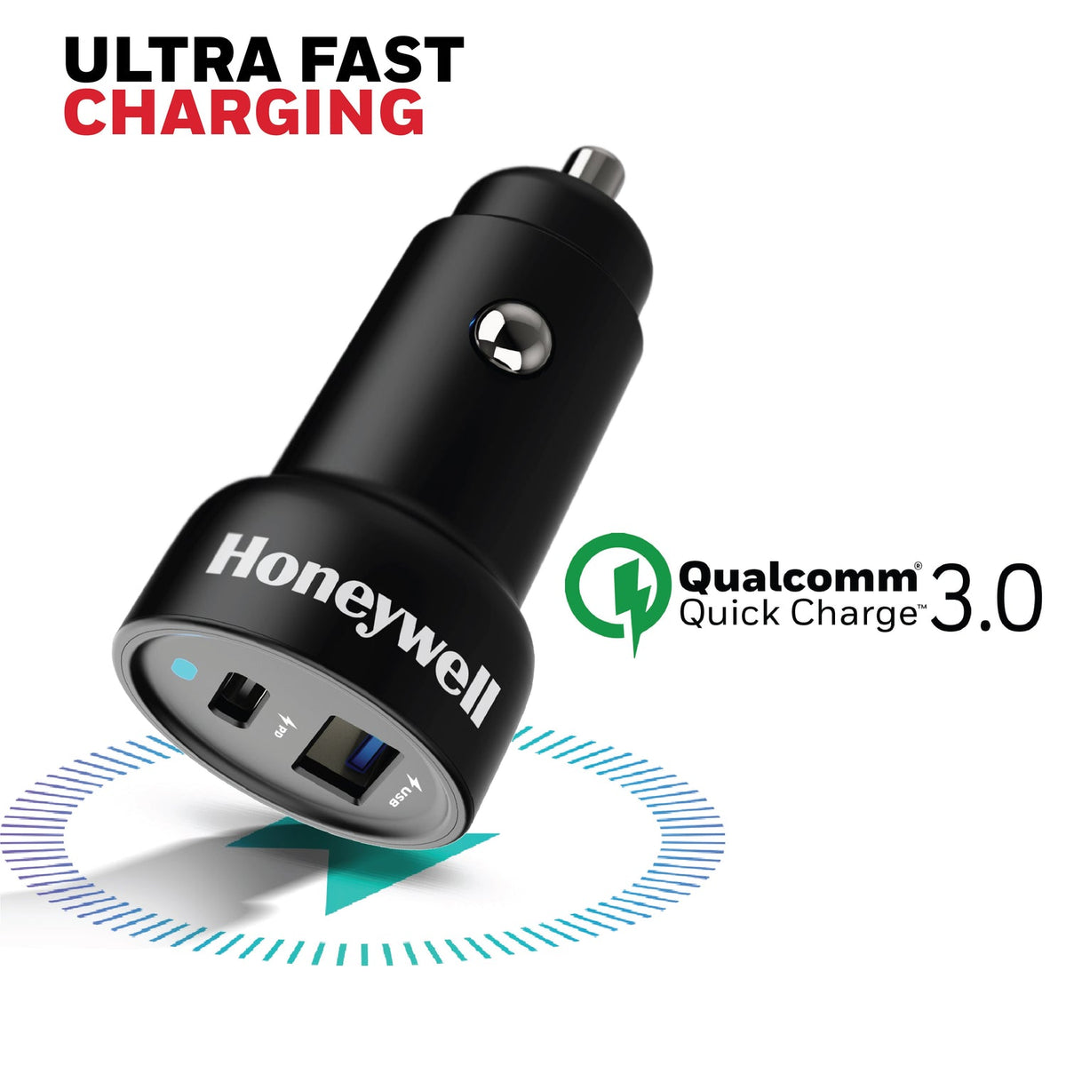 Honeywell Micro CLA 38W PD Car Charger (Platinum Series)