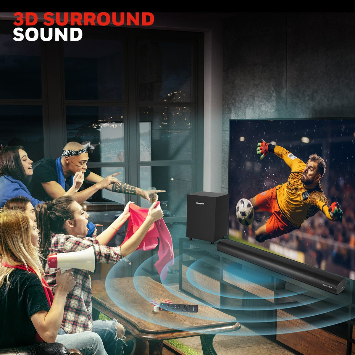 Honeywell Trueno U2000 2.1 Soundbar 160W