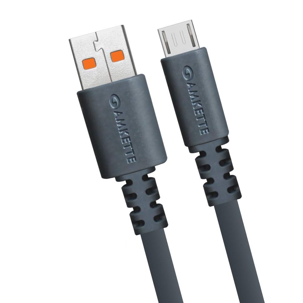 Amkette ChargePro 3A Micro USB Flat Cable 1.5m