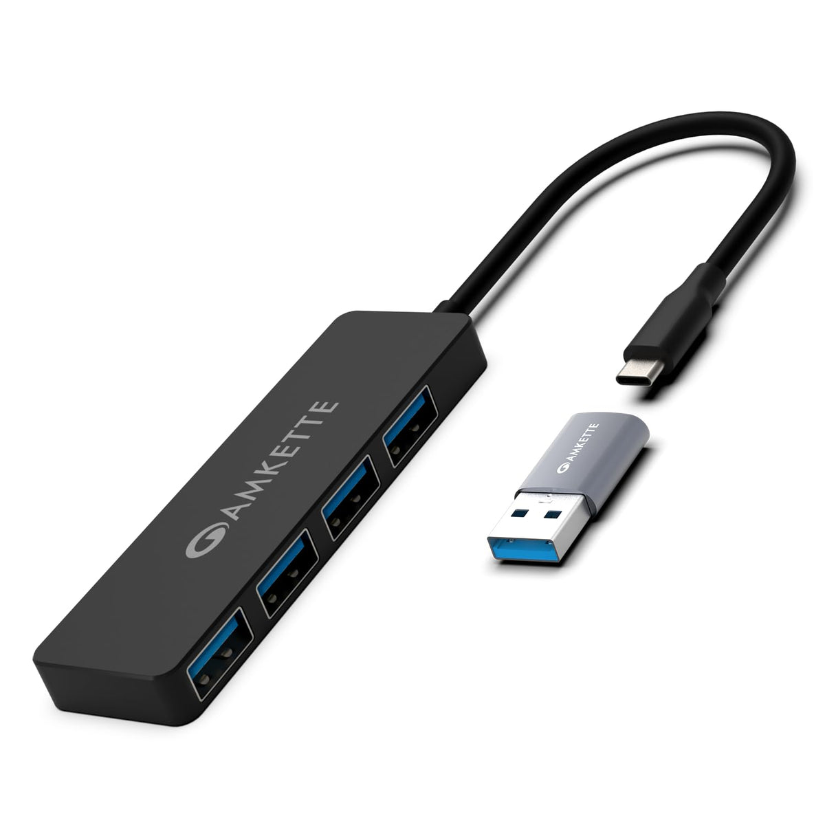 Amkette Type-C 4-in-1 USB 3.0 Hub Pro