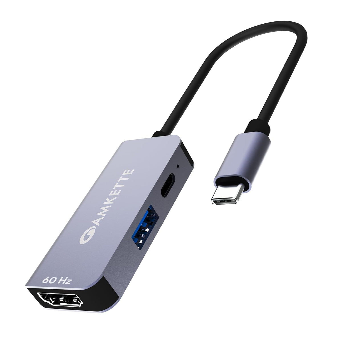 Amkette USB C 3 Port Mini Dock 4K@60Hz HDMI