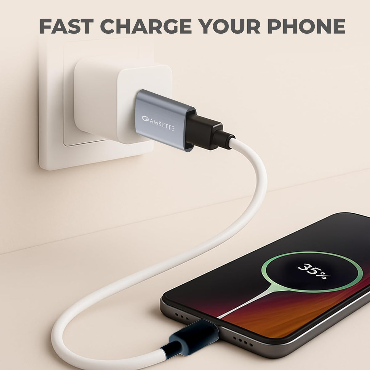 Amkette USB 3.0 Type C to USB A OTG Adapter