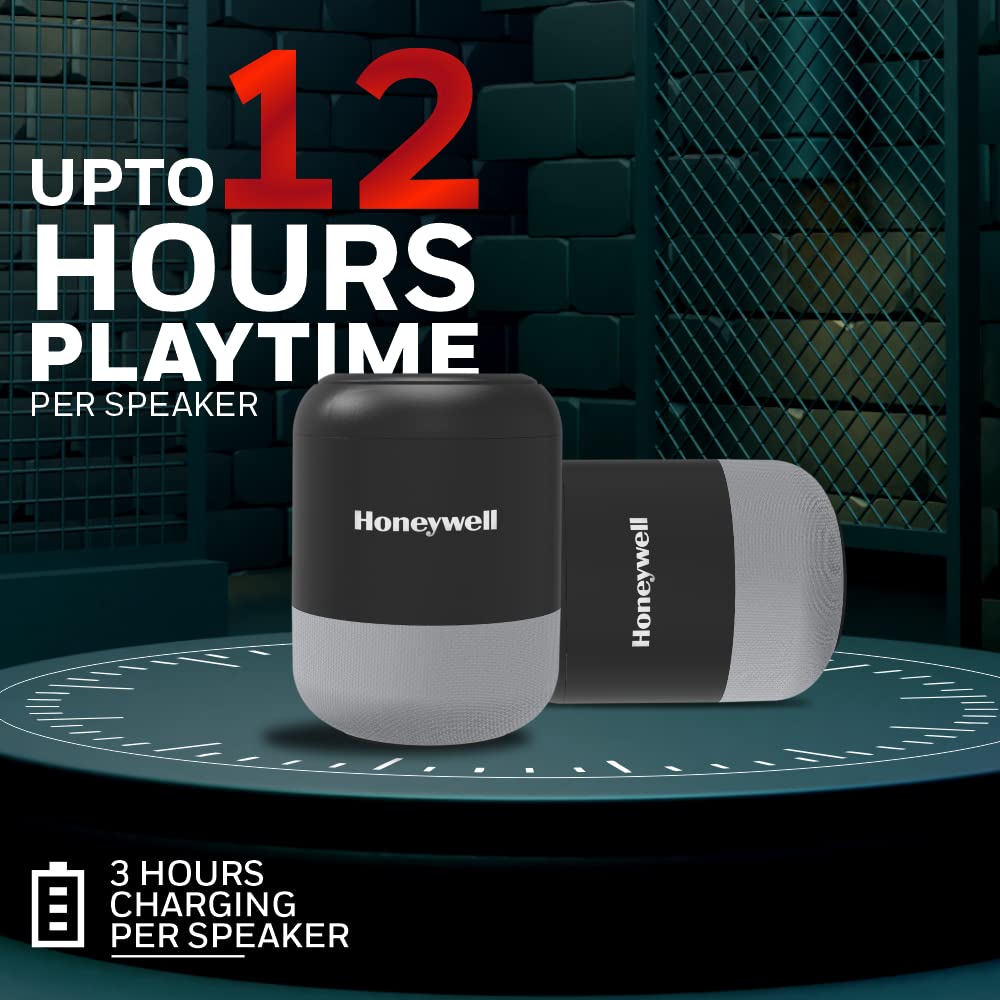 Honeywell Trueno U100 Wireless Duo Bluetooth Speakers