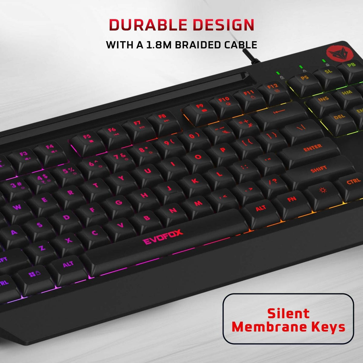 EvoFox Deathray TKL RGB Gaming Keyboard