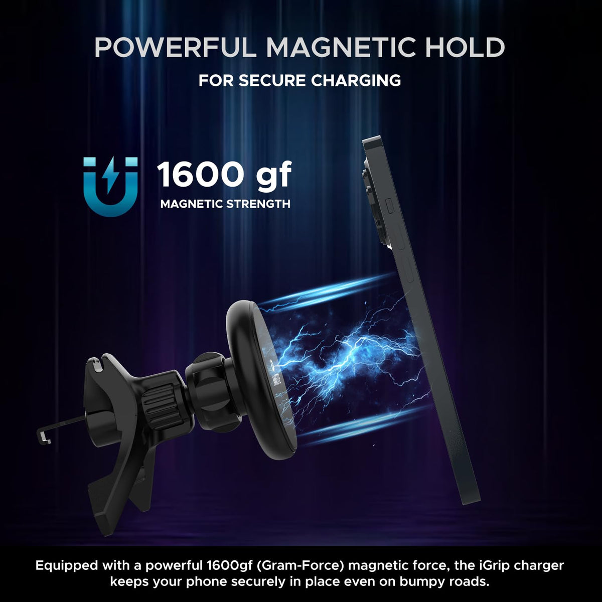Amkette iGrip MagSafe Car Air Vent Wireless Charger