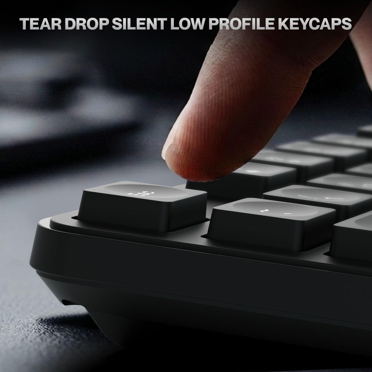 Amkette Wi-Key Wired Keyboard Full-Size 104 Keys