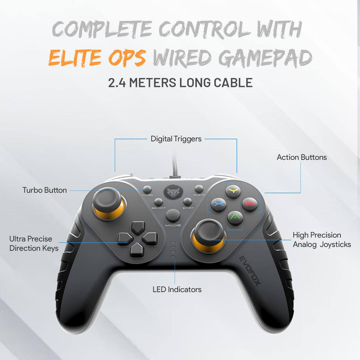 EvoFox Elite Ops Wired Gamepad