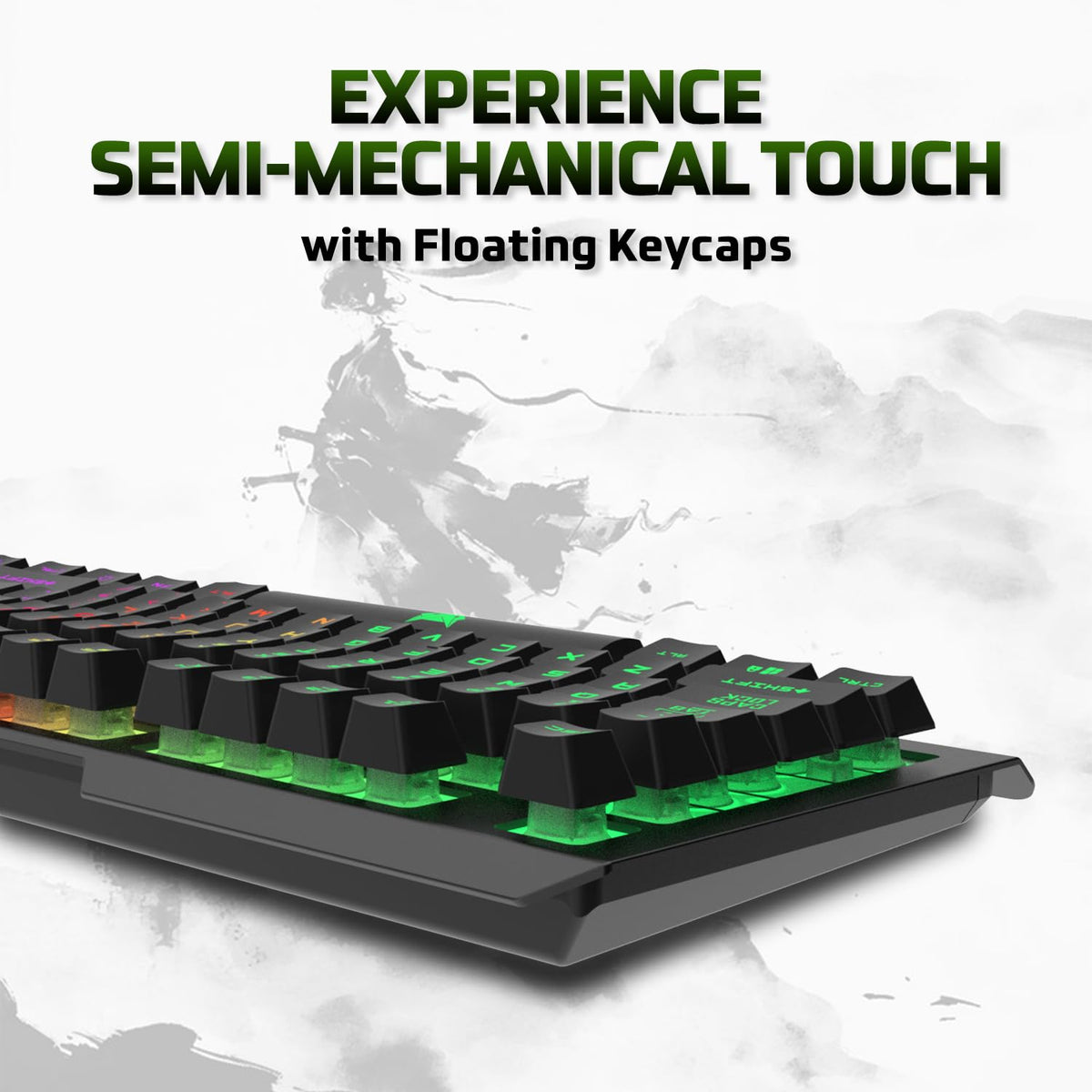 EvoFox Warhammer USB Gaming Keyboard with Backlit Keys