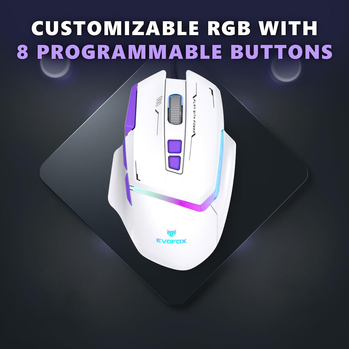 EvoFox Banshee Tri-Mode Wireless Gaming Mouse 10000DPI
