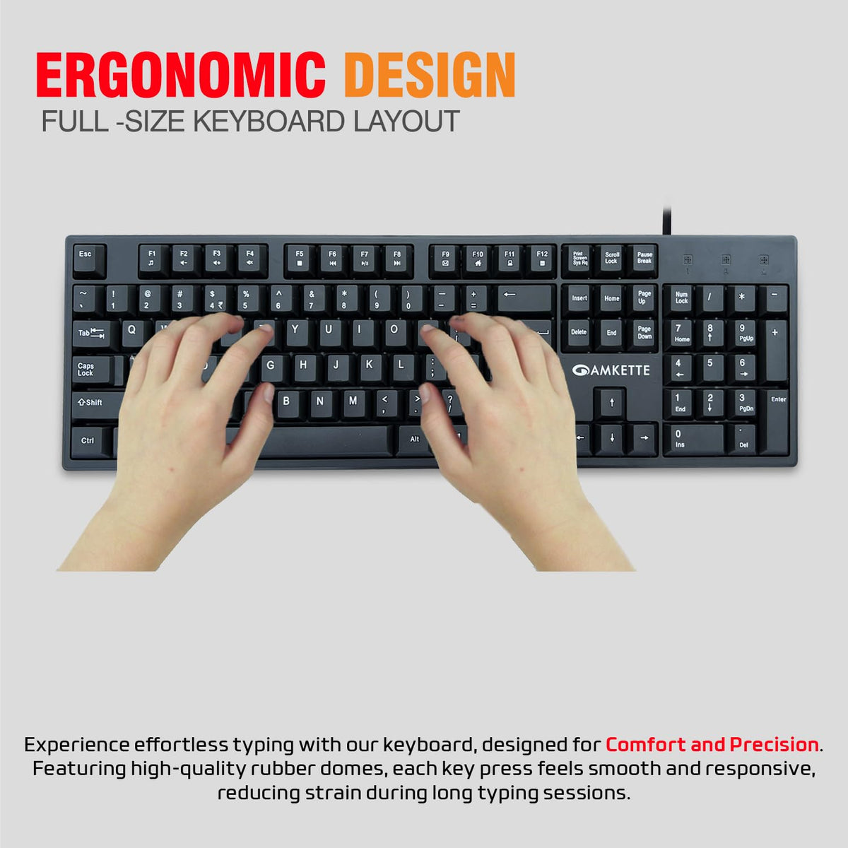 Amkette Lexus Neo Wired Keyboard & Mouse Combo