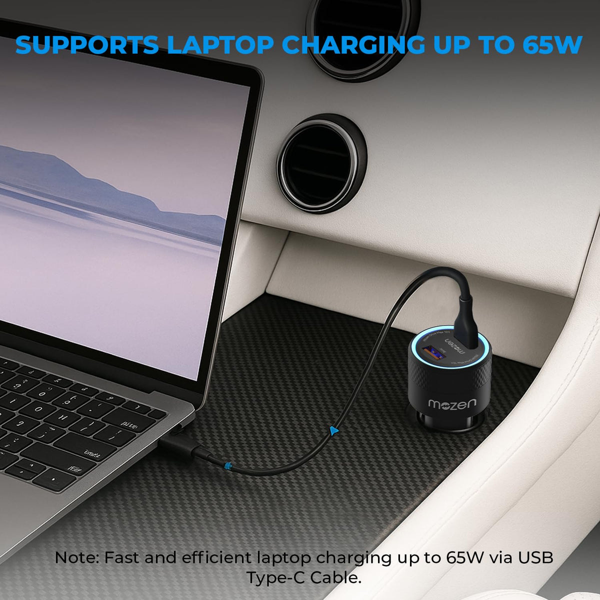 Amkette Mozen Drive Max 101W Dual Port Car Charger