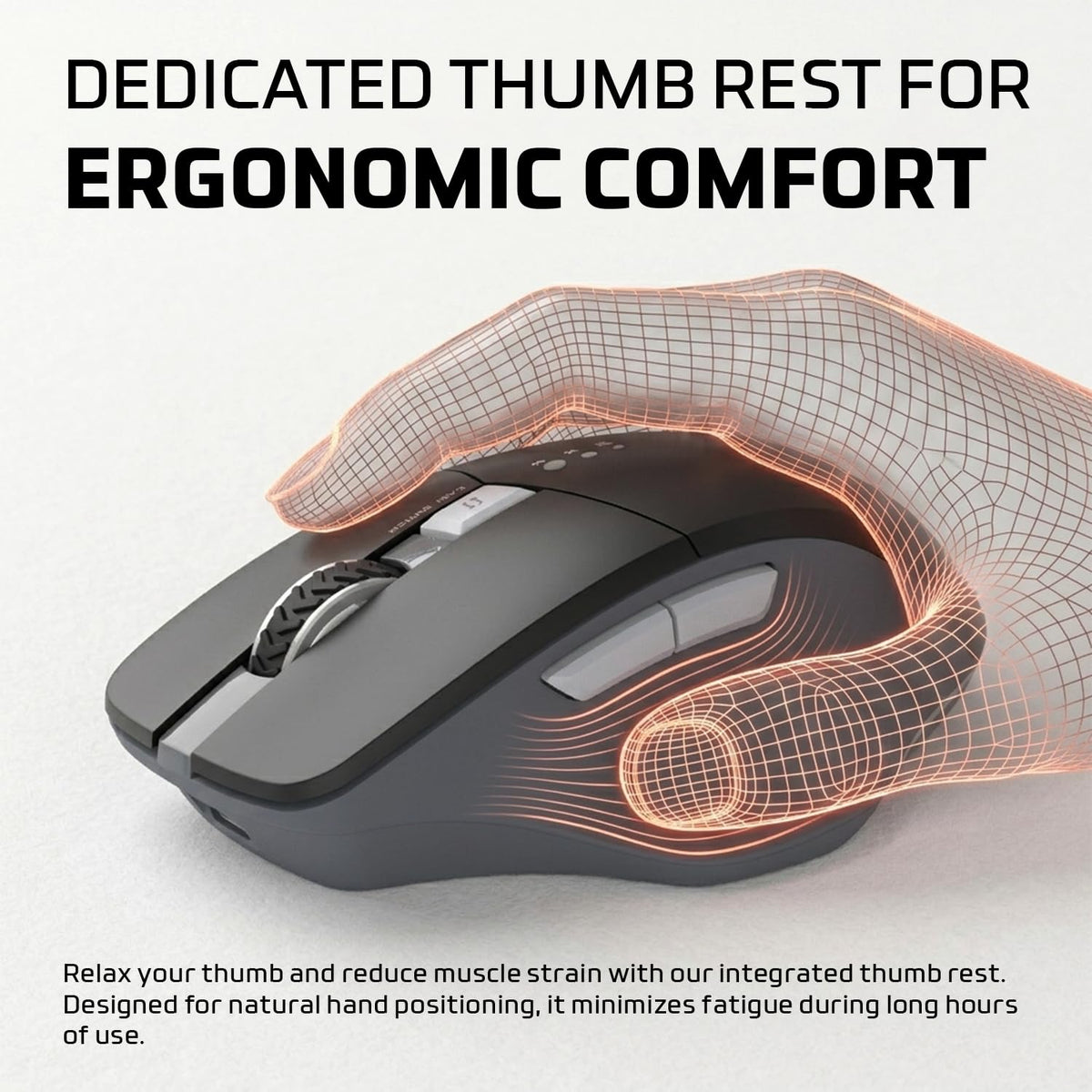 Amkette Hush Pro Epic M Wireless Mouse 3200 DPI