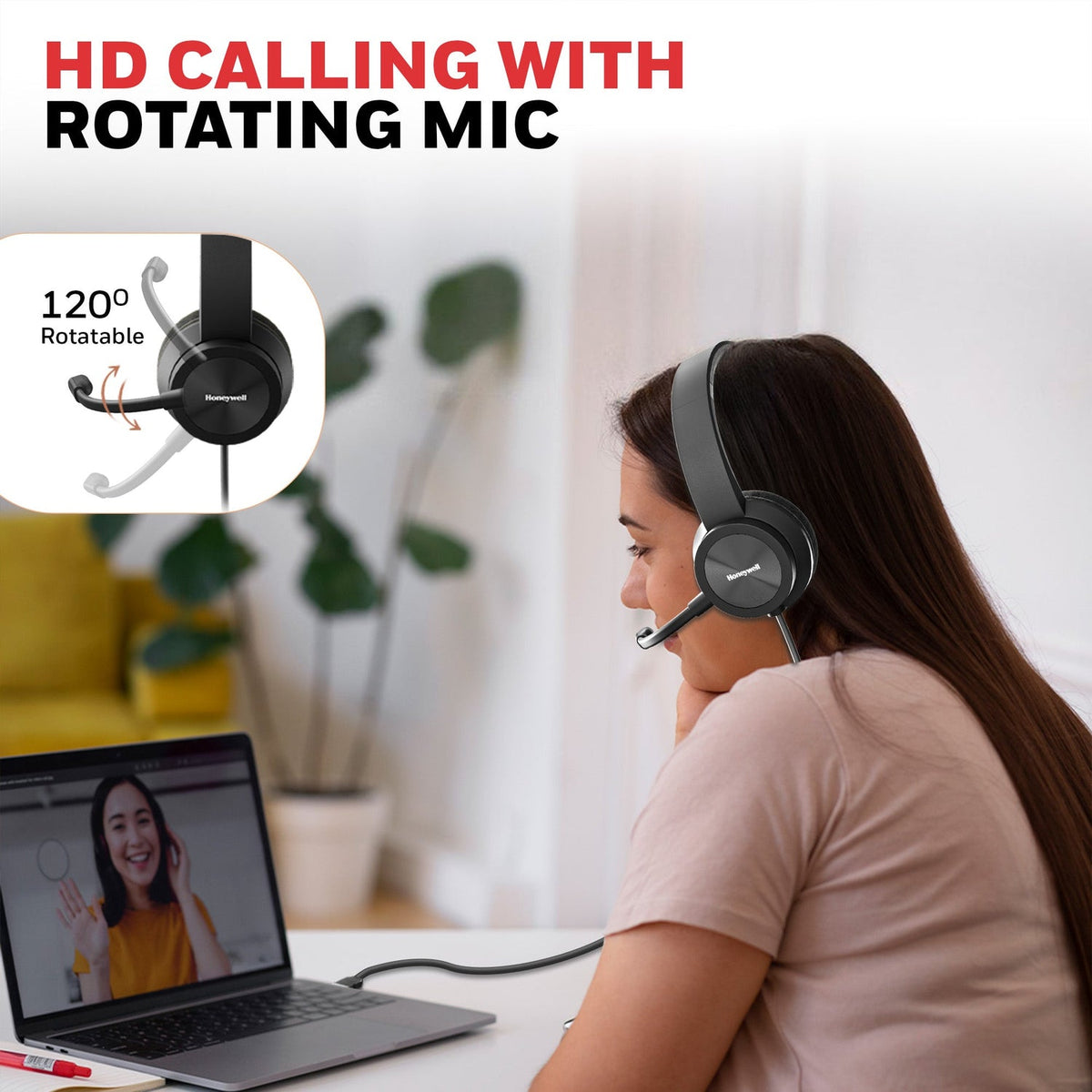 Honeywell Trueno U30 Wired USB Headphones