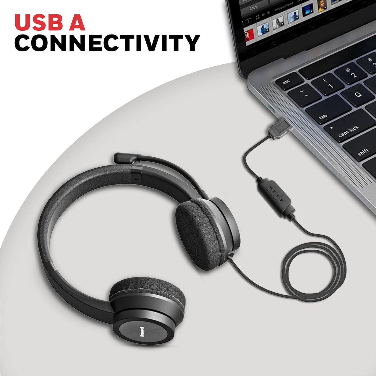 Honeywell Trueno U30 Wired USB Headphones