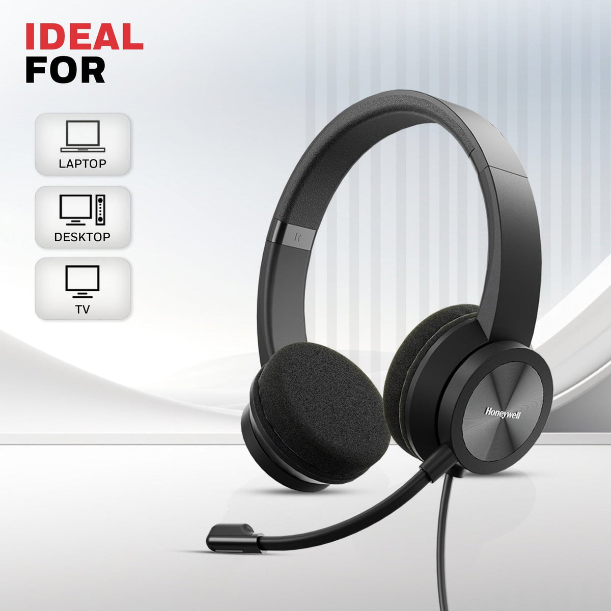 Honeywell Trueno U30 Wired USB Headphones