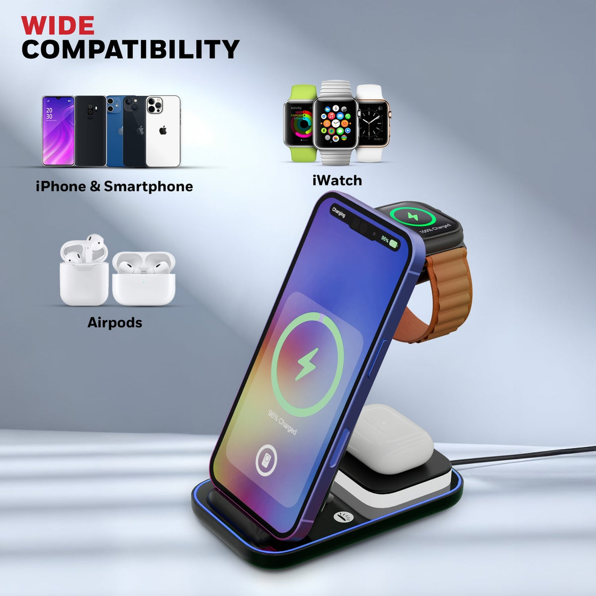 Honeywell Zest Wireless Clamp 3-in-1 Charger 23W