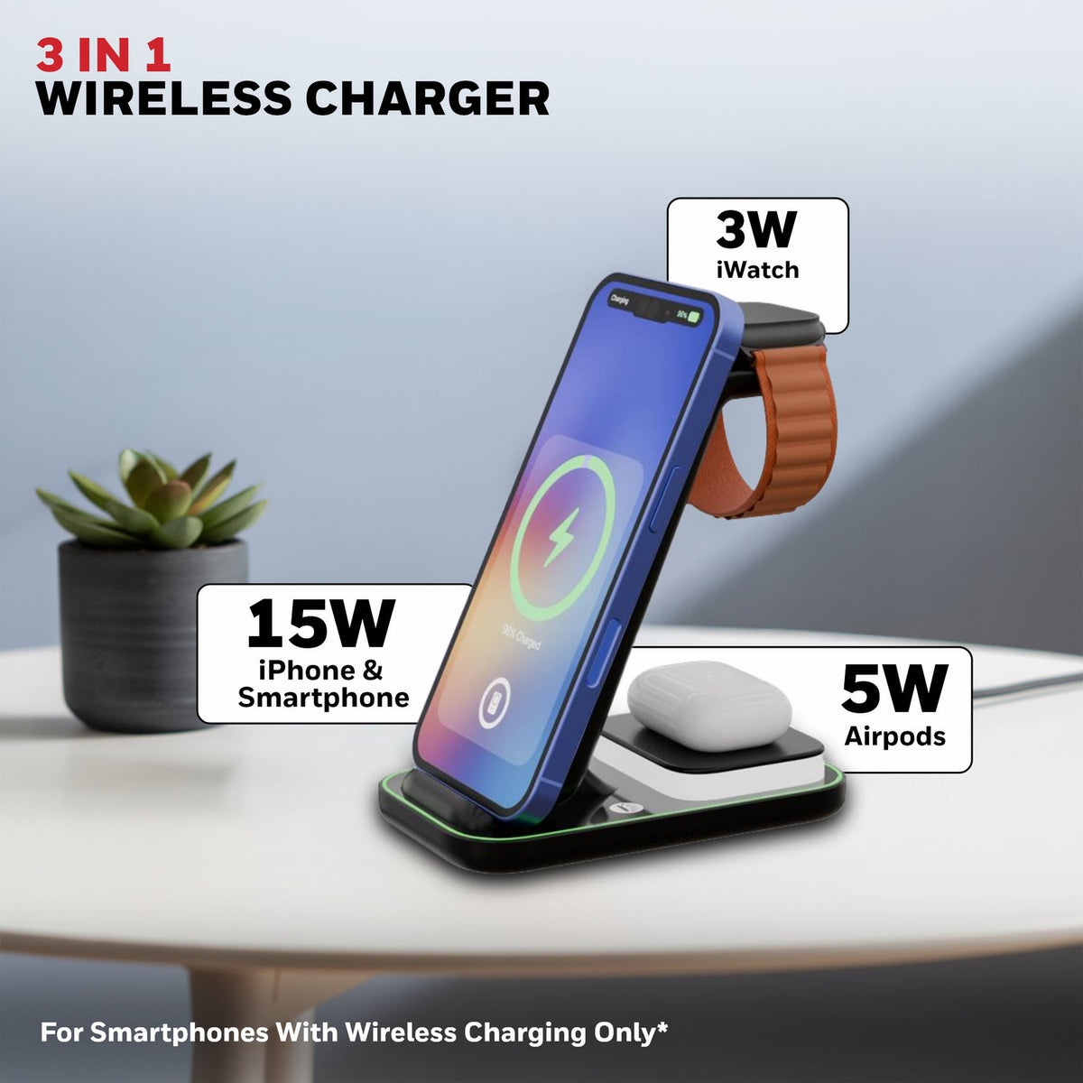 Honeywell Zest Wireless Clamp 3-in-1 Charger 23W