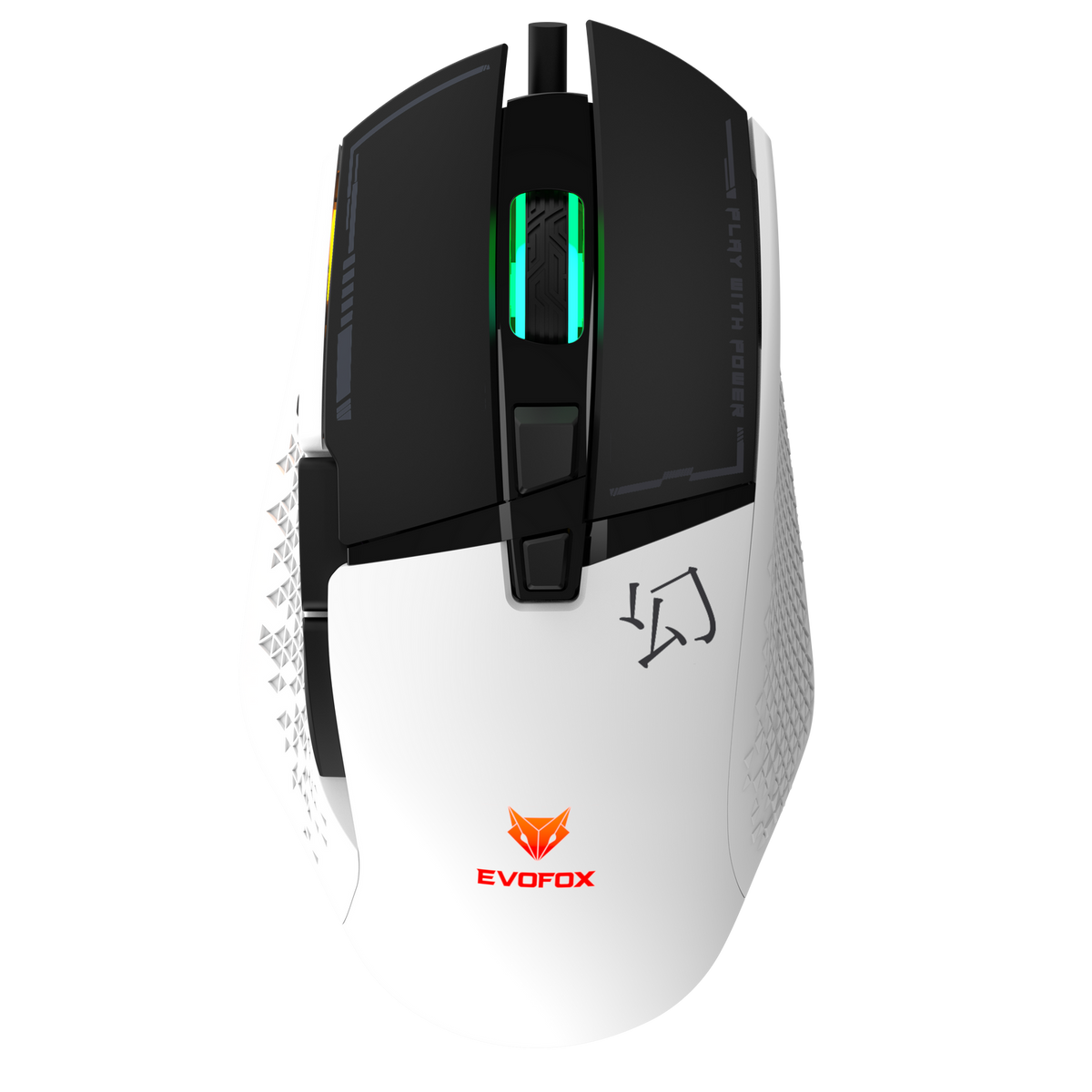 EvoFox Phantom 2 Gaming Mouse with 12800 DPI & RGB – White