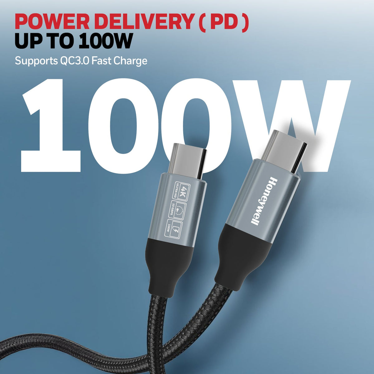 Honeywell Type-C to Type-C USB 3.1 Cable (Platinum Series)