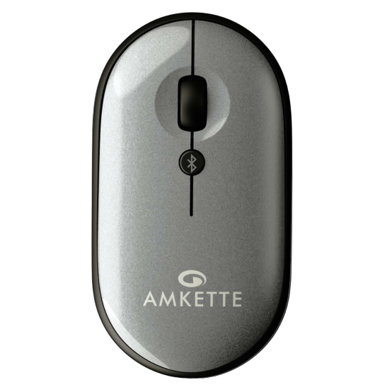 Amkette Hush Pro Byte Slim Bluetooth Wireless Mouse – Grey
