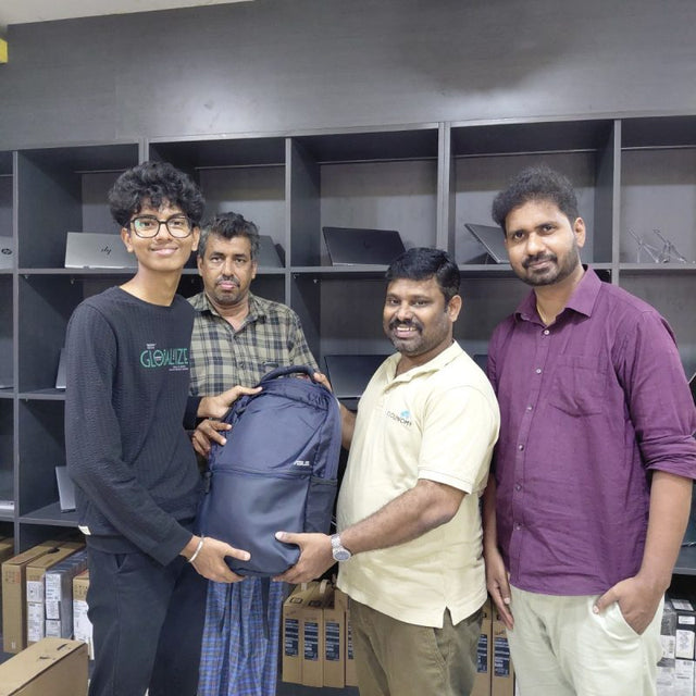 Happy customer at Karthik Computers, Chennai