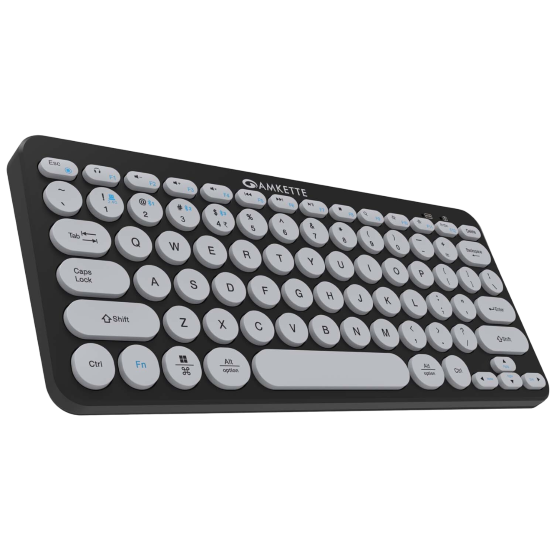 Amkette Optimus Bluetooth 4 in 1 Wireless Keyboard – Black