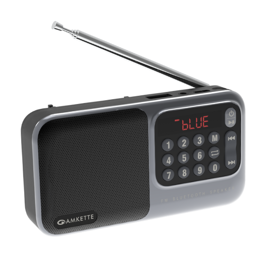 Amkette Pocket Mate Bluetooth Speaker with FM