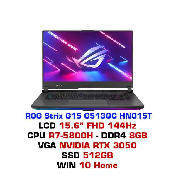 ASUS ROG Ryzen 7 (Refurbished) Gaming Laptop RTX 3050, 16GB RAM, 1TB SSD | Windows 11