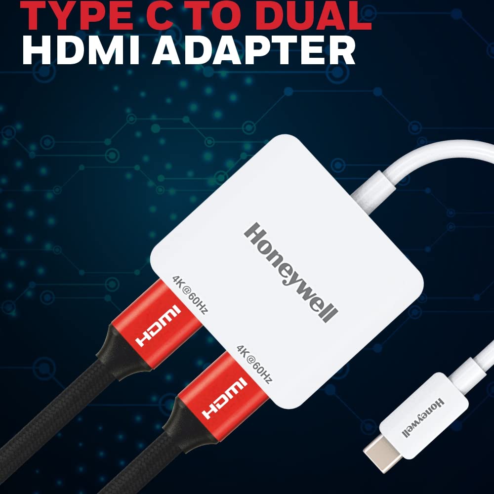 Honeywell Type-C to Dual HDMI Adapter (Platinum Series)