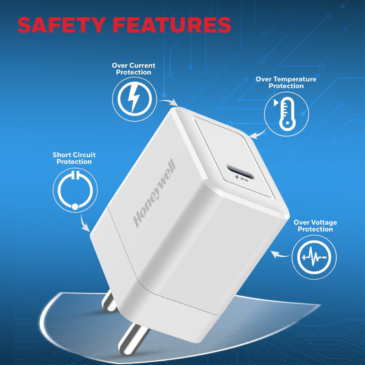 Honeywell Zest 20W PD Charger (Platinum Series)