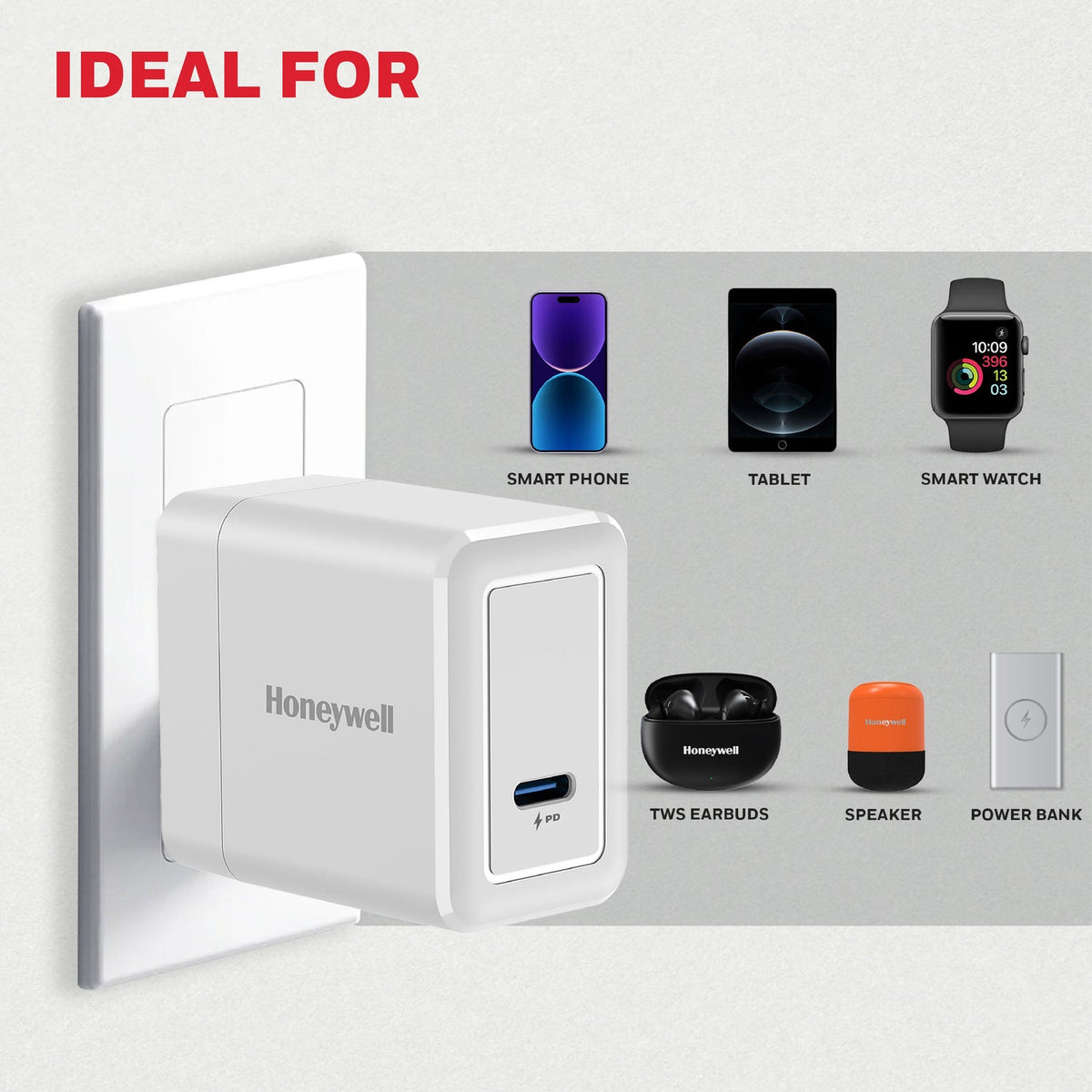 Honeywell Zest 20W PD Charger (Platinum Series)