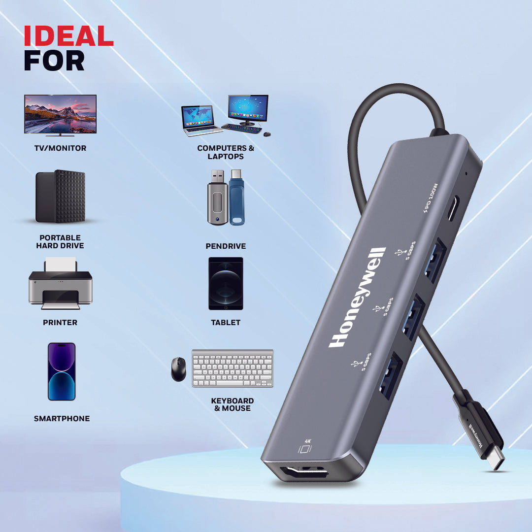 Honeywell USB-C Docking Station 5-in-1 (Platinum Series)
