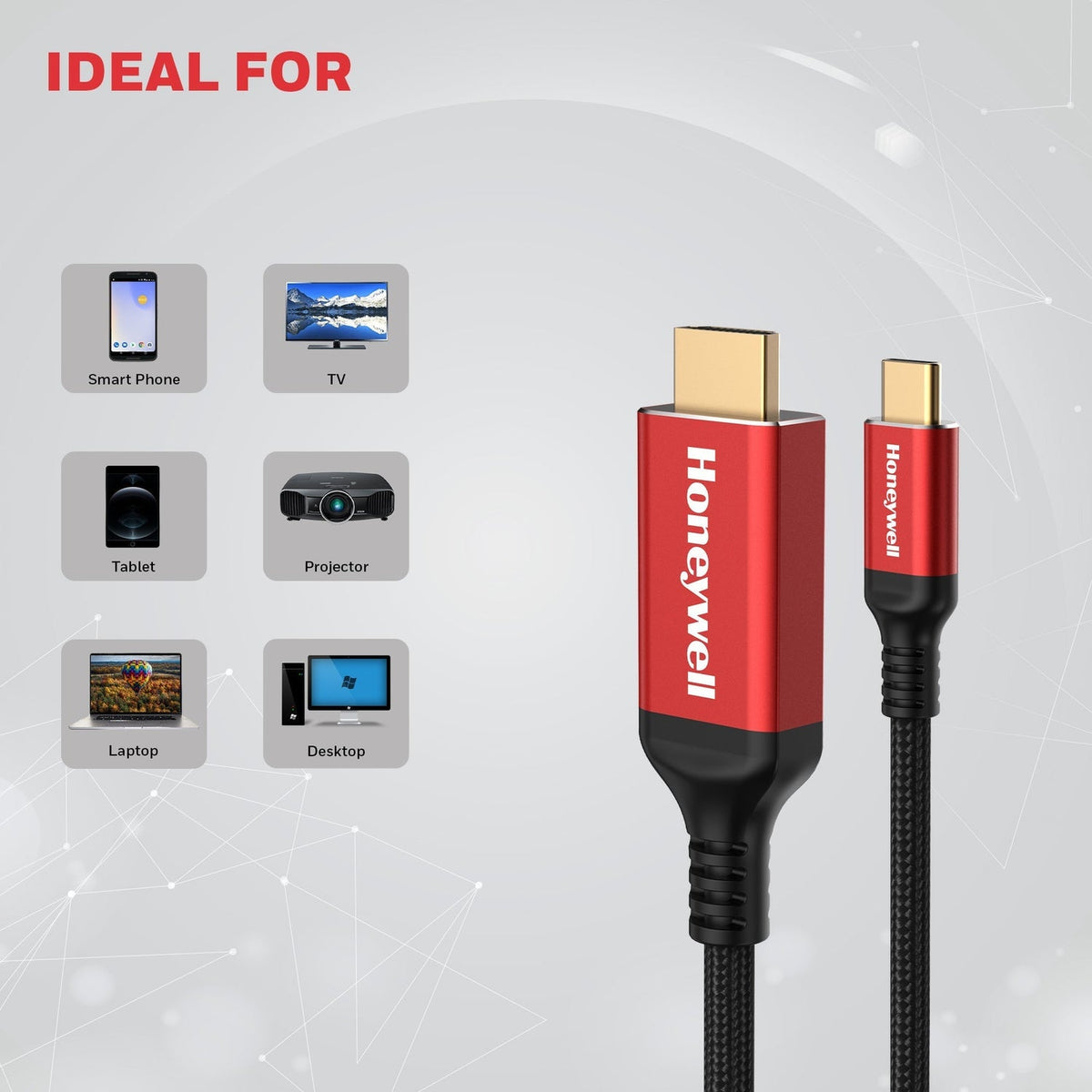 Honeywell USB Type-C to HDMI Cable (Platinum Series)