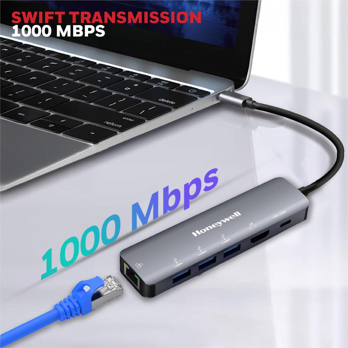 Honeywell USB-C Docking Station 6-in-1 (Platinum Series)