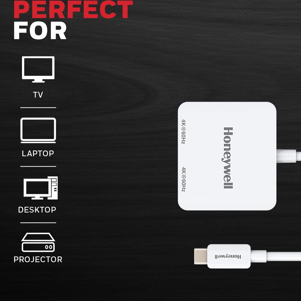 Honeywell Type-C to Dual HDMI Adapter (Platinum Series)