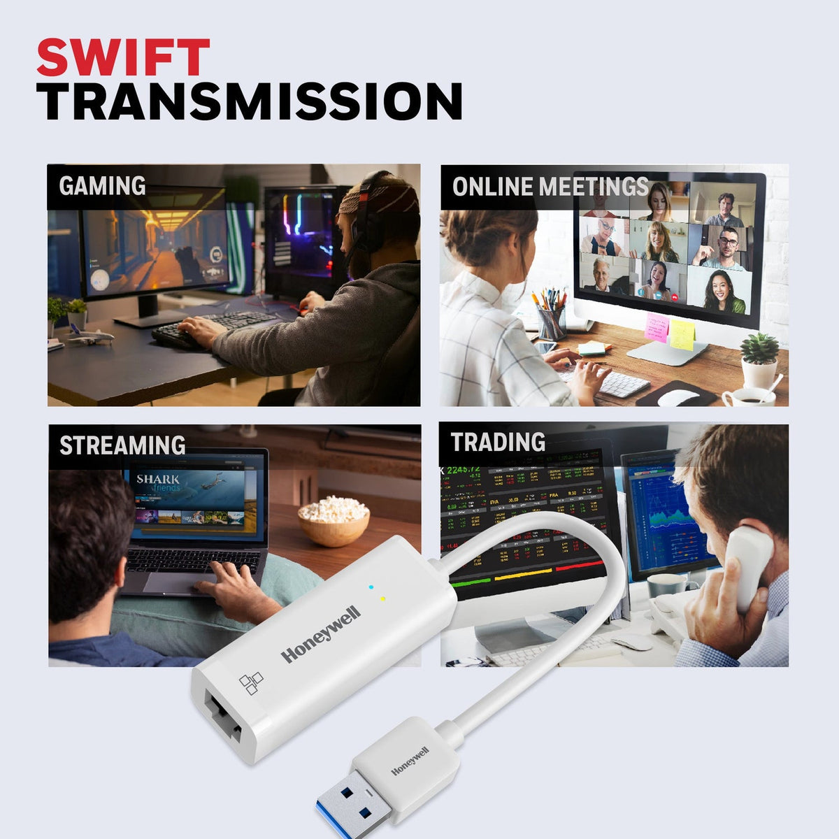 Honeywell USB 3.1 to Gigabit Ethernet Adapter (Platinum Series)