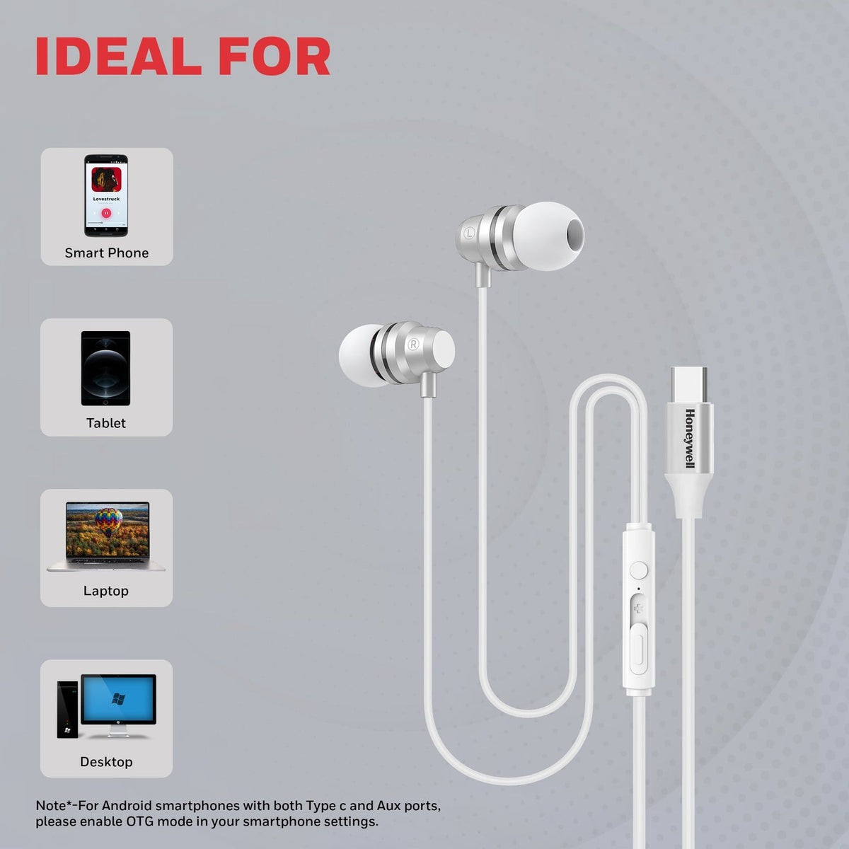 Honeywell Suono P60 Wired Earphones