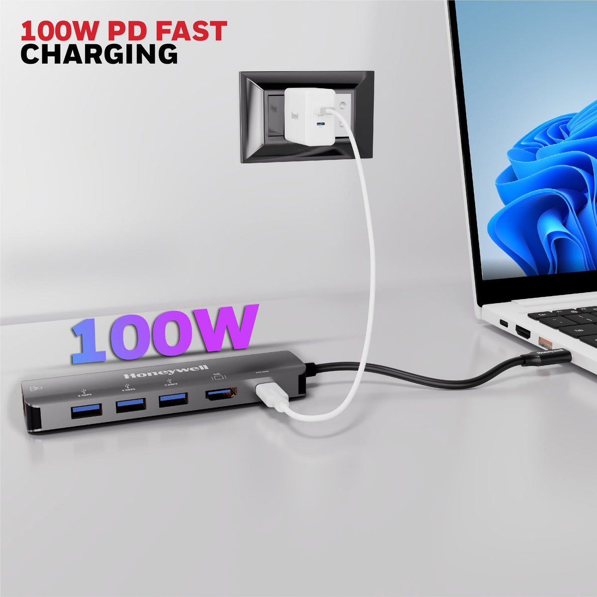 Honeywell USB-C Docking Station 6-in-1 (Platinum Series)