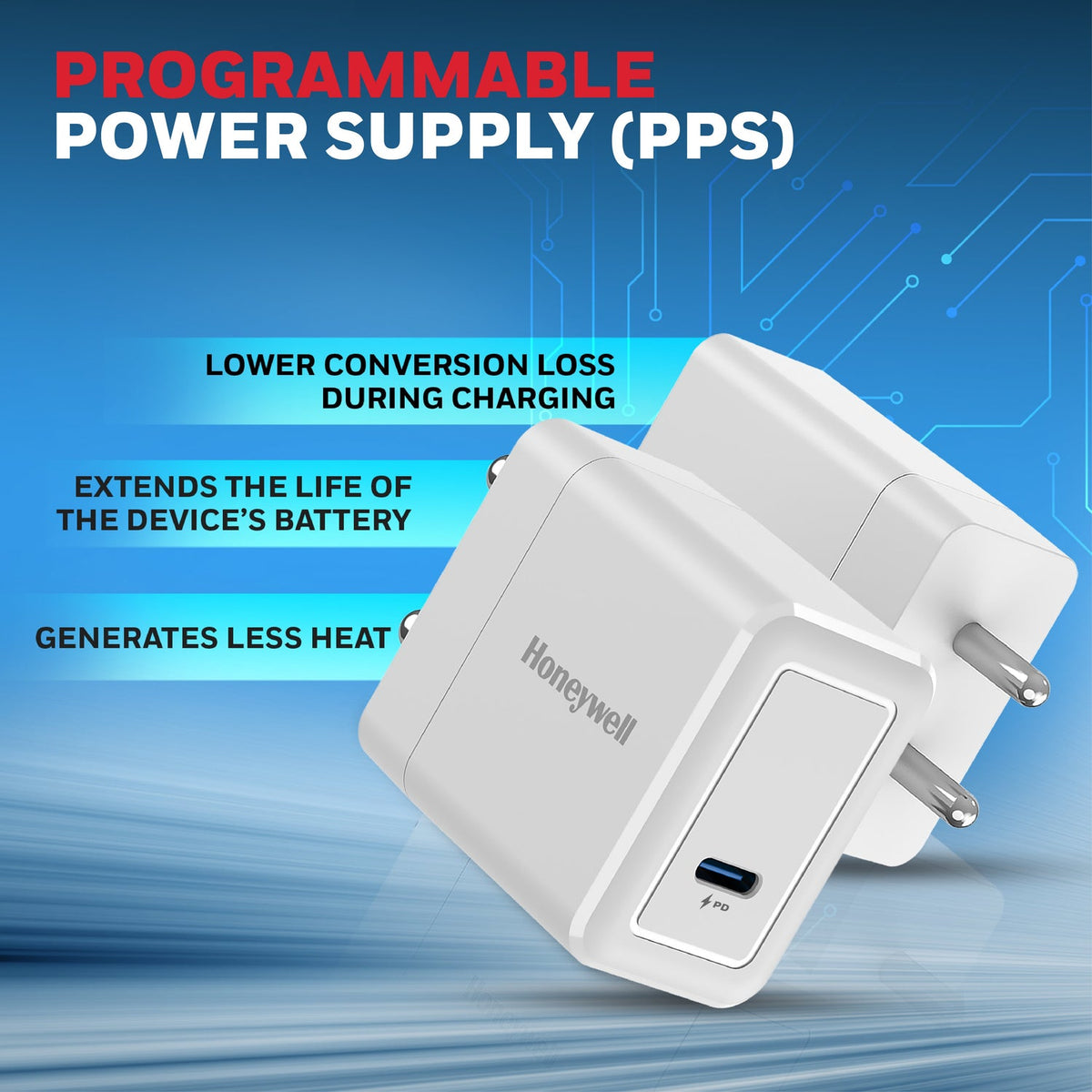 Honeywell Zest 20W PD Charger (Platinum Series)