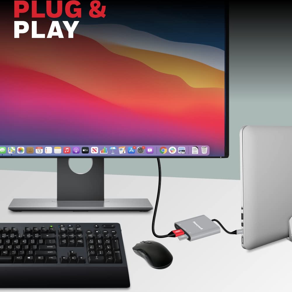 Honeywell Type-C to HDMI Adapter with PD Charging & USB 3.0 (Platinum Series)