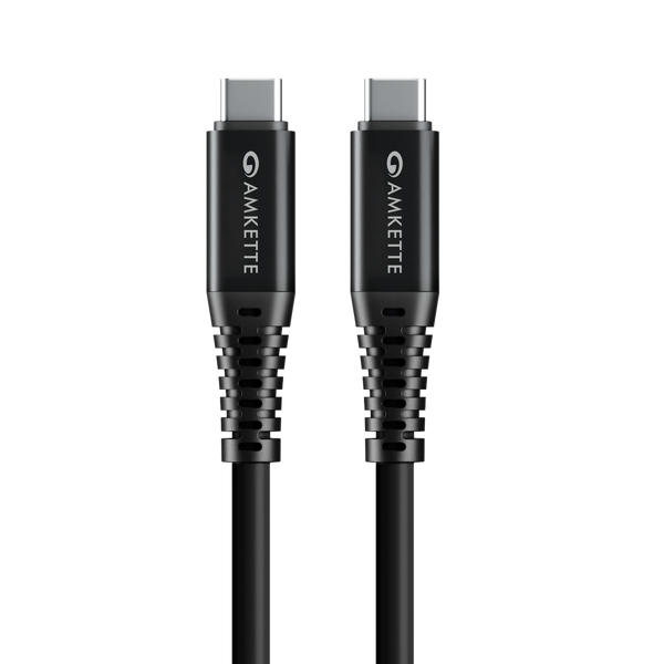 Amkette PowerPro USB-C to USB-C 3A Charge & Sync Cable 1m