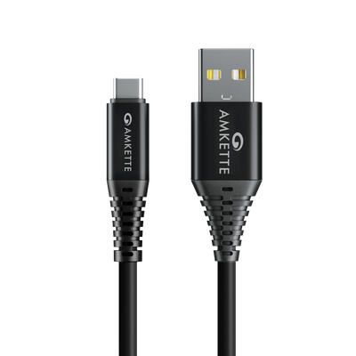 Amkette PowerPro Type C 3A Charge & Sync Cable