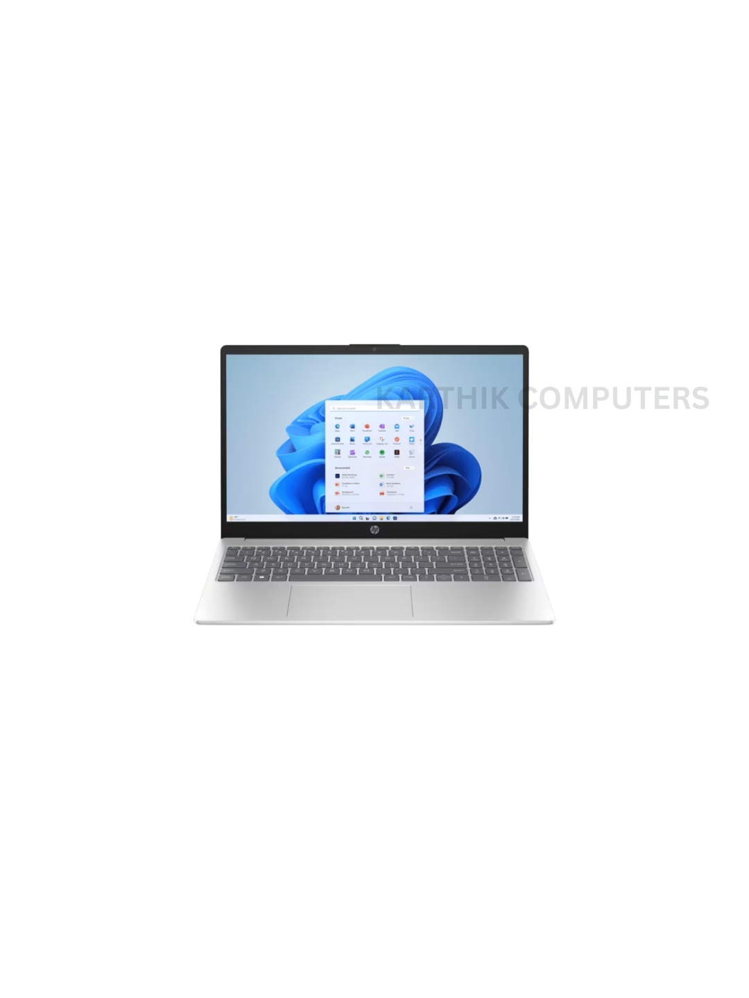 HP Laptop 15-fd0883TU | Intel Core 3 100U | 8GB DDR5 RAM | 512GB SSD | 15.6-inch FHD Anti-Glare Laptop | Silver