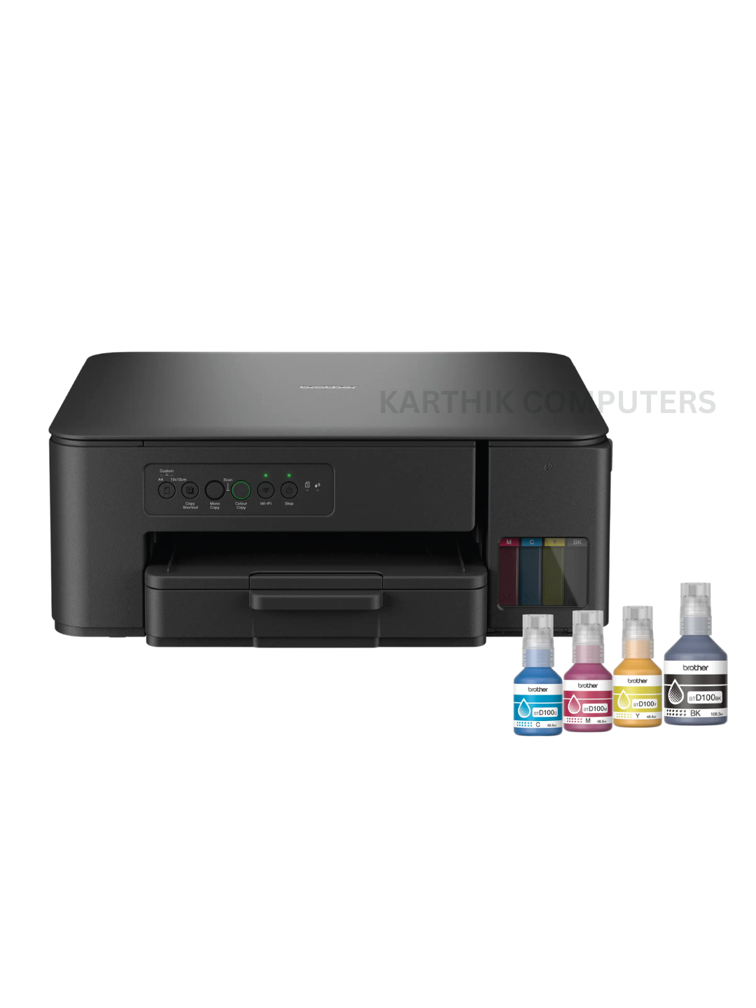 Brother DCP-T430W Wireless Ink Tank All-in-One Printer | Print / Scan / Copy | Wi-Fi & Wi-Fi Direct | Up to 16 ipm Black, 9 ipm Colour | Borderless Printing